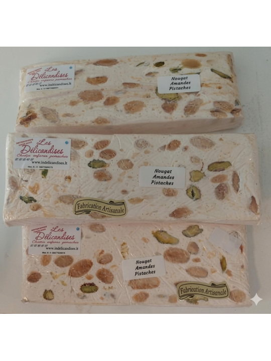Nougat tendre Amandes/Pistaches