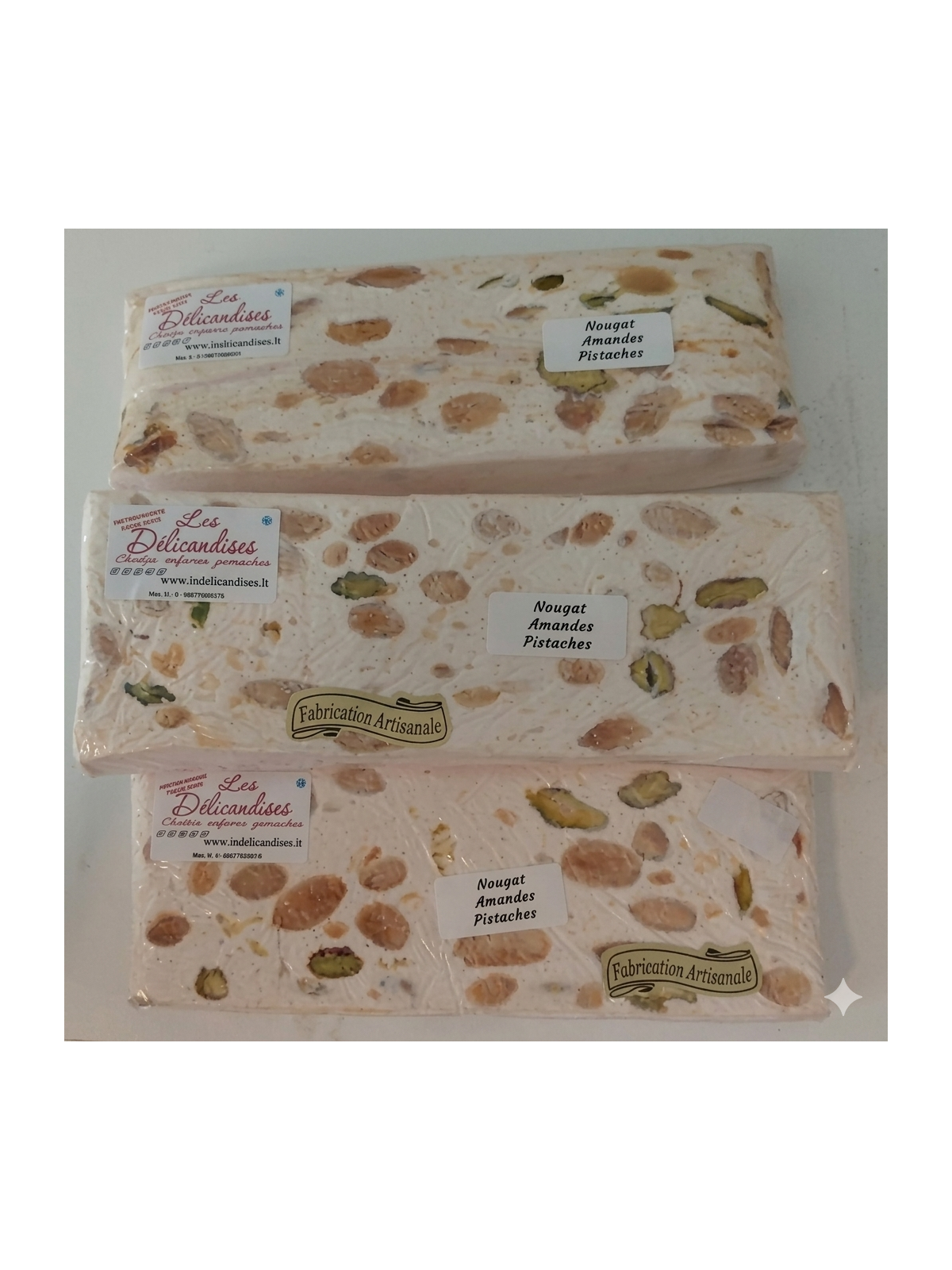 Nougat tendre Amandes/Pistaches
