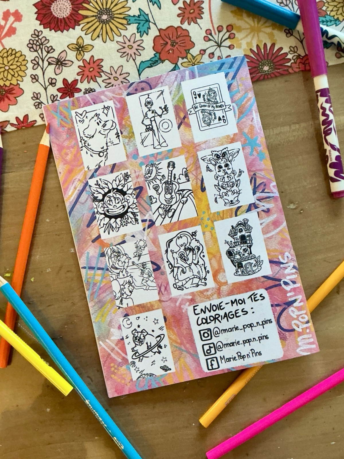 Carnet de coloriage 