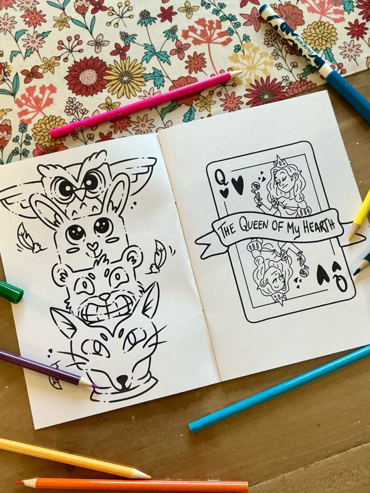 Carnet de coloriage 