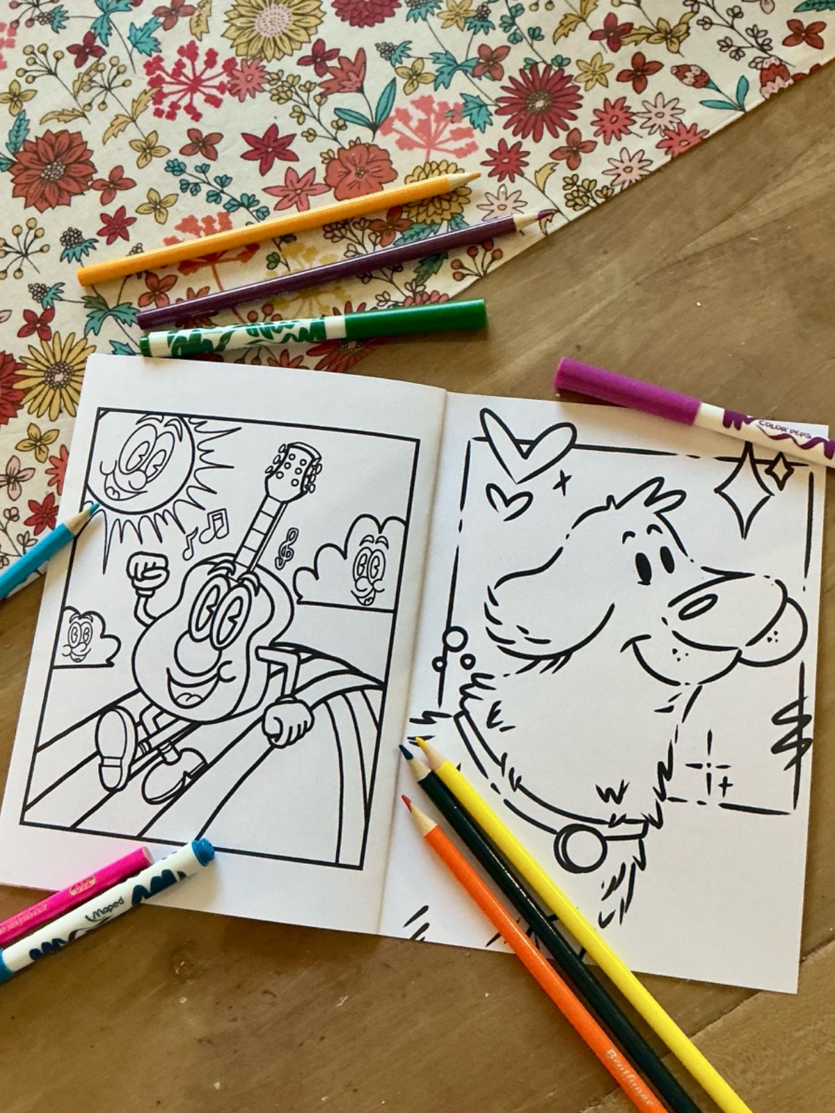 Carnet de coloriage 