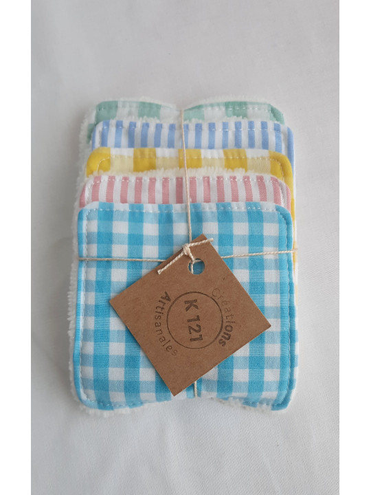 Lingettes démaquillantes lavables