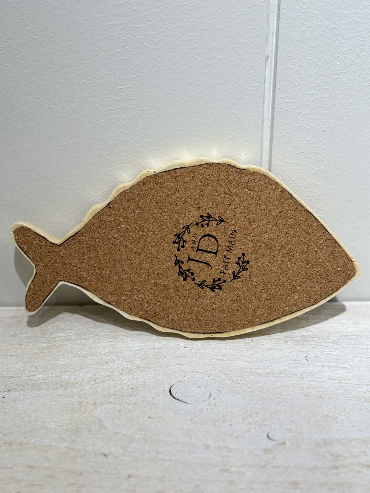 Vide-poche poisson jaune