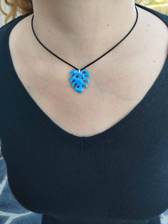 Collier Feuille Monstera