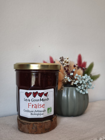 Confiture de fraise bio & artisanale