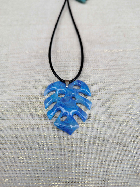 Collier Feuille Monstera