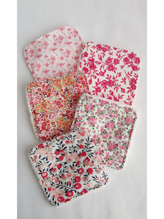 Lingettes démaquillantes lavables