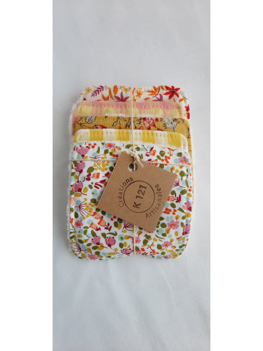 Lingettes démaquillantes lavables