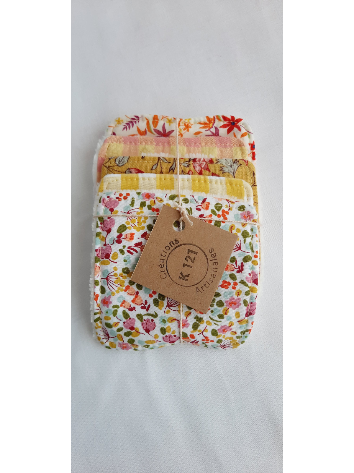 Lingettes démaquillantes lavables