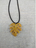 Collier Feuille Monstera