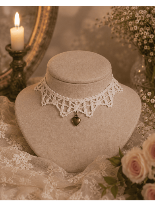Un bijou de caractère, empreint de douceur et de féminité, pour celles qui aiment les pièces uniques chargées d'histoire