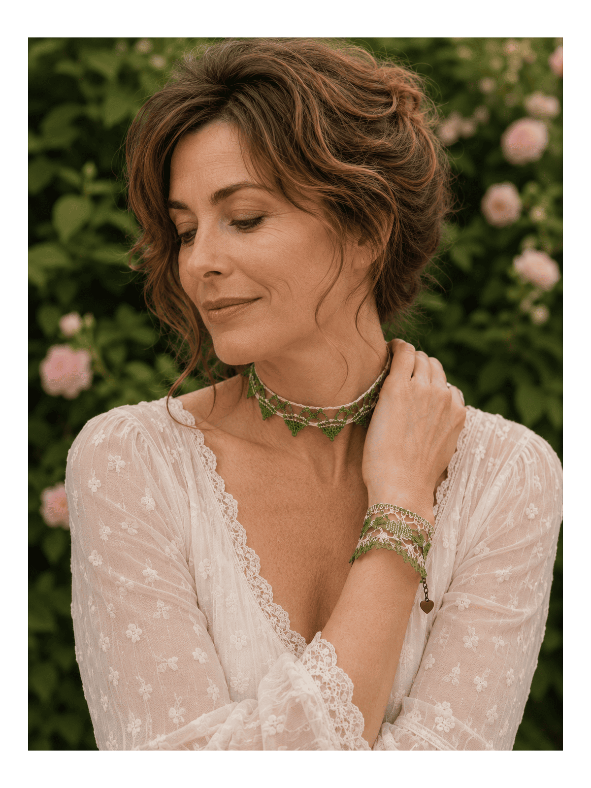 Un choker romantique bohème chic