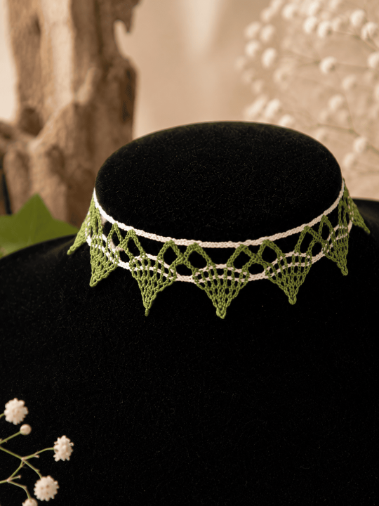 Un choker romantique bohème chic
