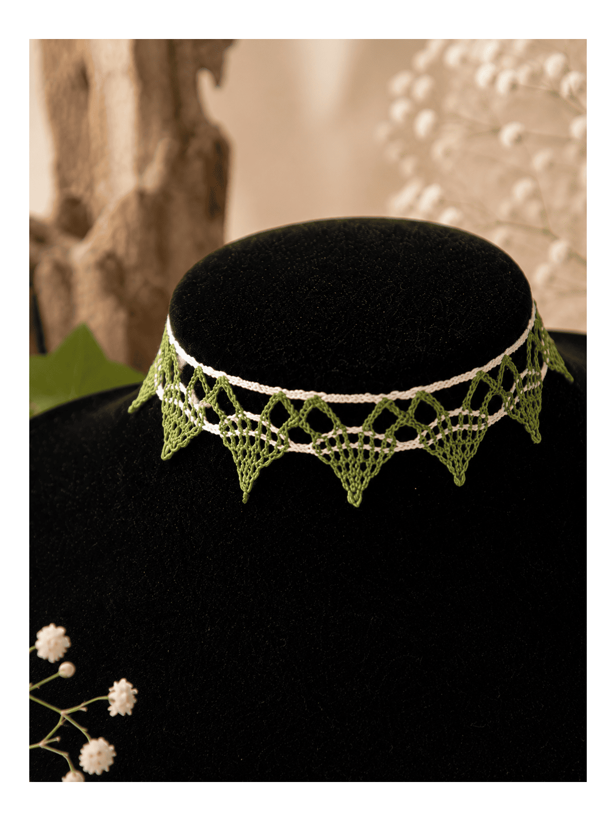 Un choker romantique bohème chic