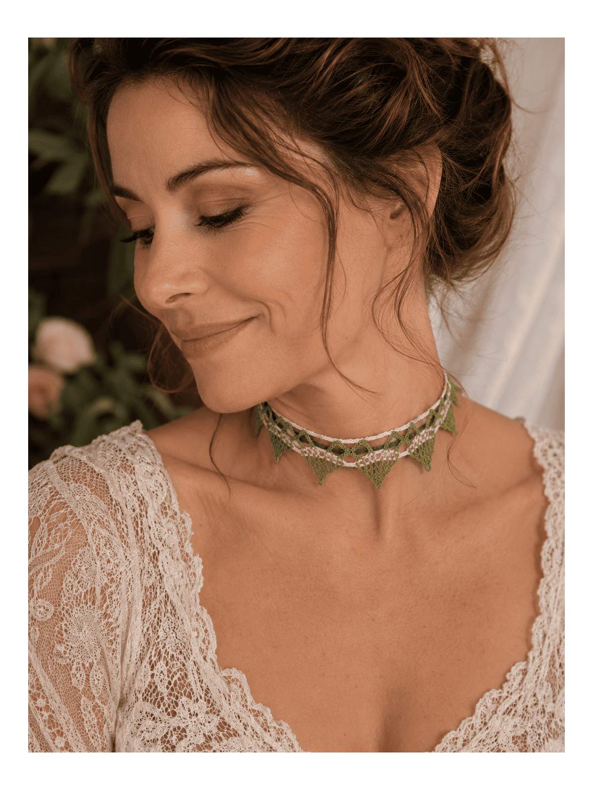 Un choker romantique bohème chic