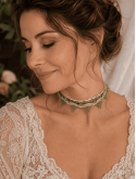 Un choker romantique bohème chic