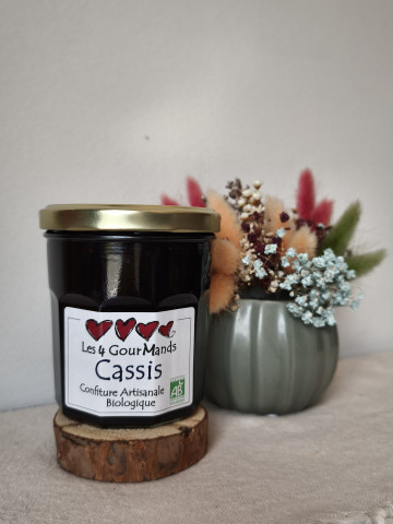Confiture de cassis bio & artisanale