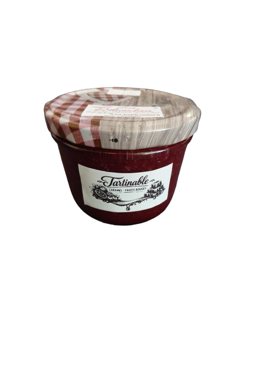 Tartinable caramel - fruits rouges