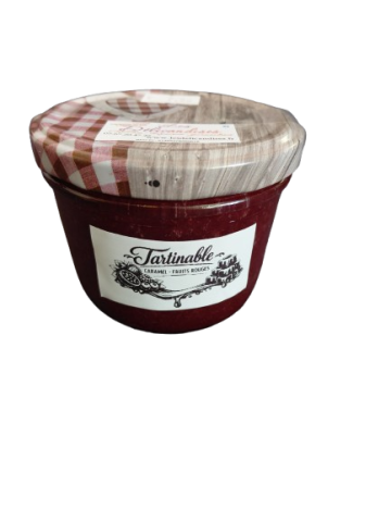 Tartinable caramel - fruits rouges