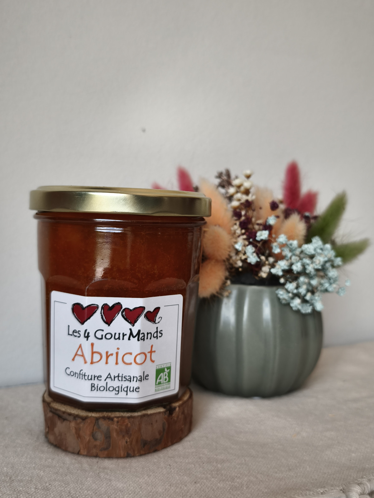 Confiture d'abricot bio & artisanale