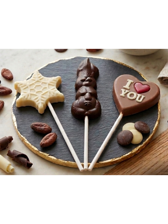 Sucette en chocolat