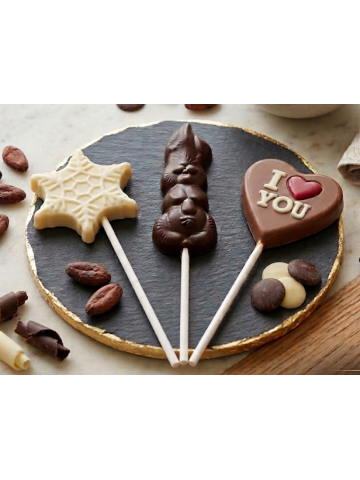 Sucette en chocolat