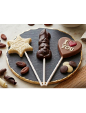 Sucette en chocolat