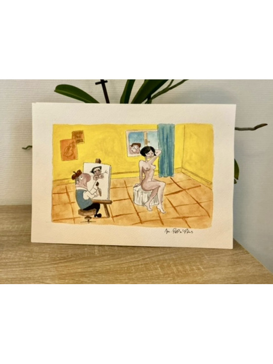 Modèle vivant, trait mort (Originale)