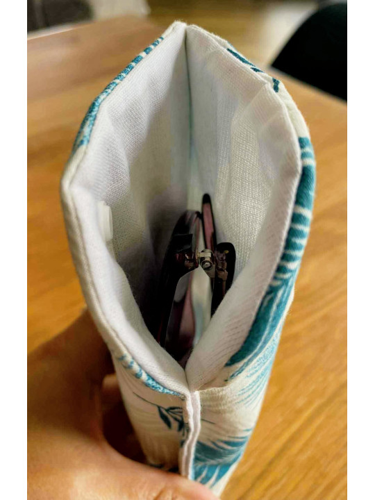 Étui à lunettes personnalisable en tissu – fait main, pratique et unique