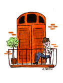 Sieste au balcon