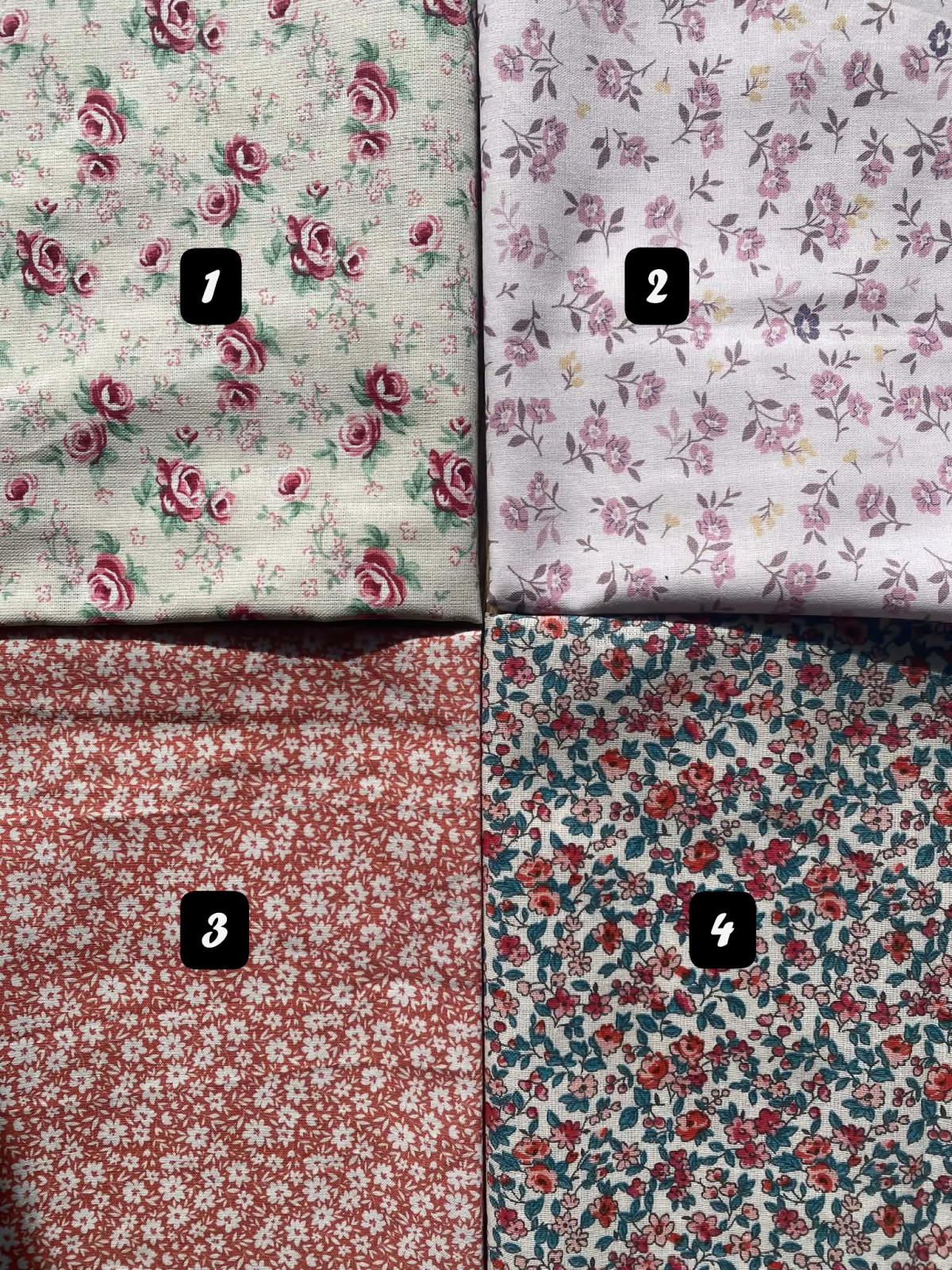 Lot de 5 lingettes démaquillantes lavables en coton et bambou – réutilisables, zéro déchet, fait main