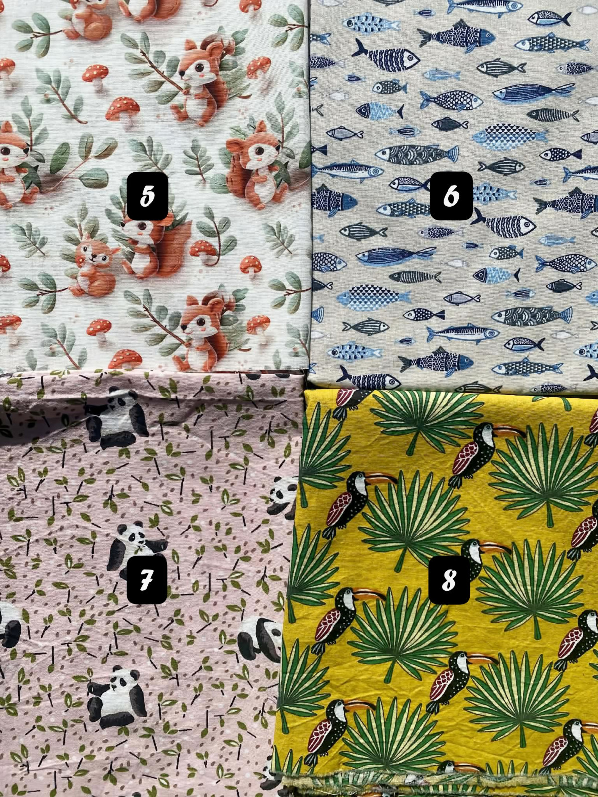 Lot de 5 lingettes démaquillantes lavables en coton et bambou – réutilisables, zéro déchet, fait main
