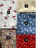 Lot de 5 lingettes démaquillantes lavables en coton et bambou – réutilisables, zéro déchet, fait main