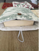 Housse de livre format broché – personnalisable – fait main