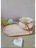 Le Duo Floral Éternel – Pot, Plateau & Son Bouquet