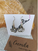 Boucle d'oreilles en crin de cheval