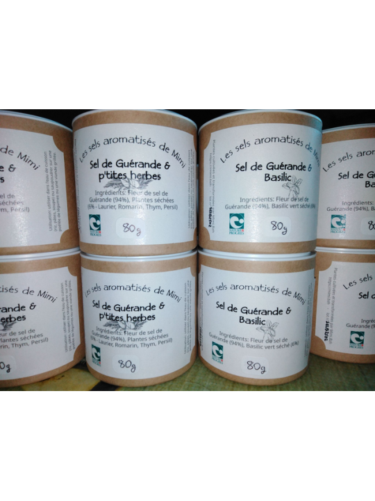 Sel de Guérande aromatisé aux plantes - 80g