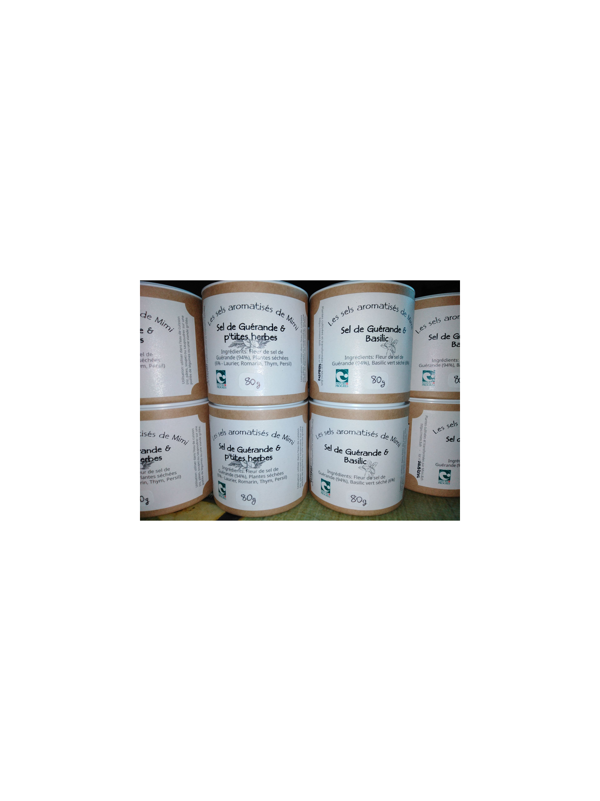 Sel de Guérande aromatisé aux plantes - 80g