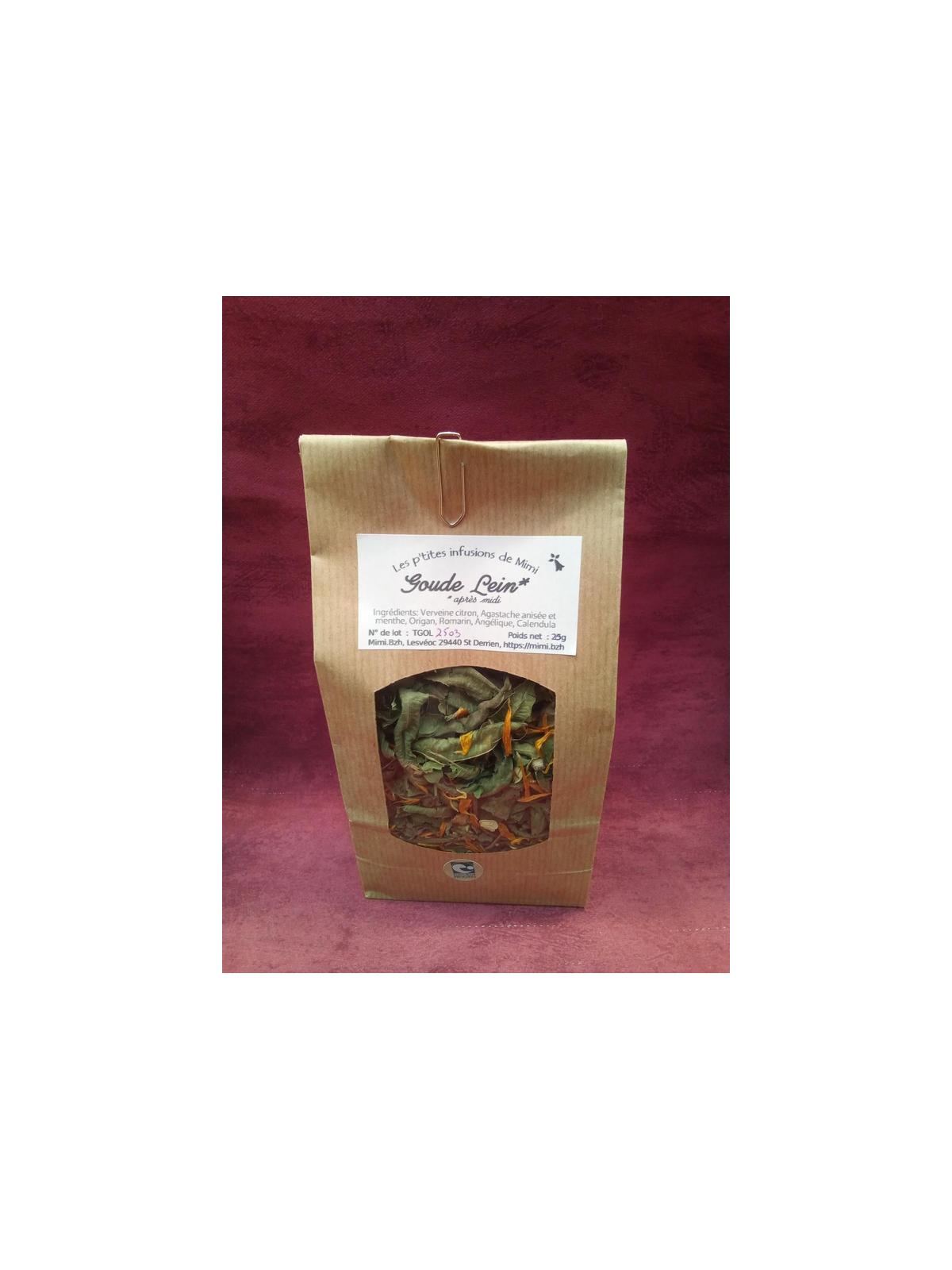 Tisane "Goude Lein" ("Après midi") - 20g