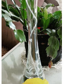 Vase Soliflore Cœurs Gravés | Verre Sablage Artisanal | Algan de Lux
