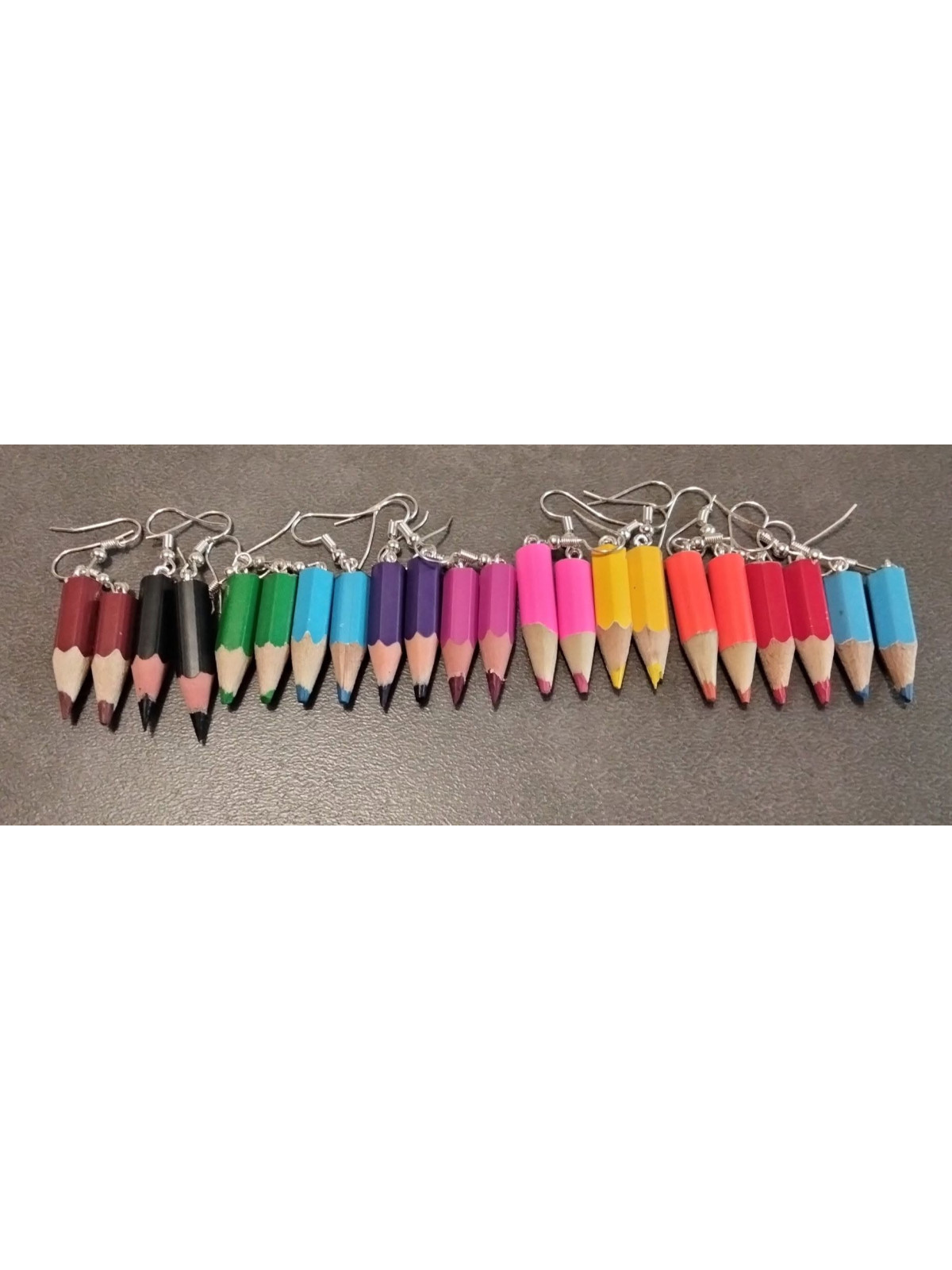 Boucles d'oreilles crayons