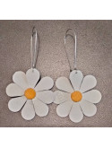 Boucles d'oreilles marguerites 