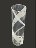 Vase Cylindrique Breton Gravé | Triskel Hermine Sablage | Algan de Lux