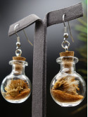 Boucles d'oreilles en fiole XL - rondes
