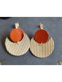 Boucles d'oreilles croissant de lune