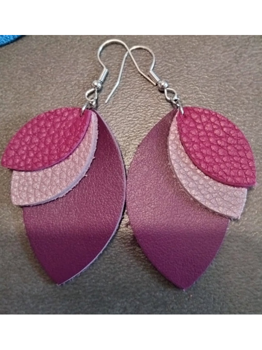 Boucles d'oreilles feuilles