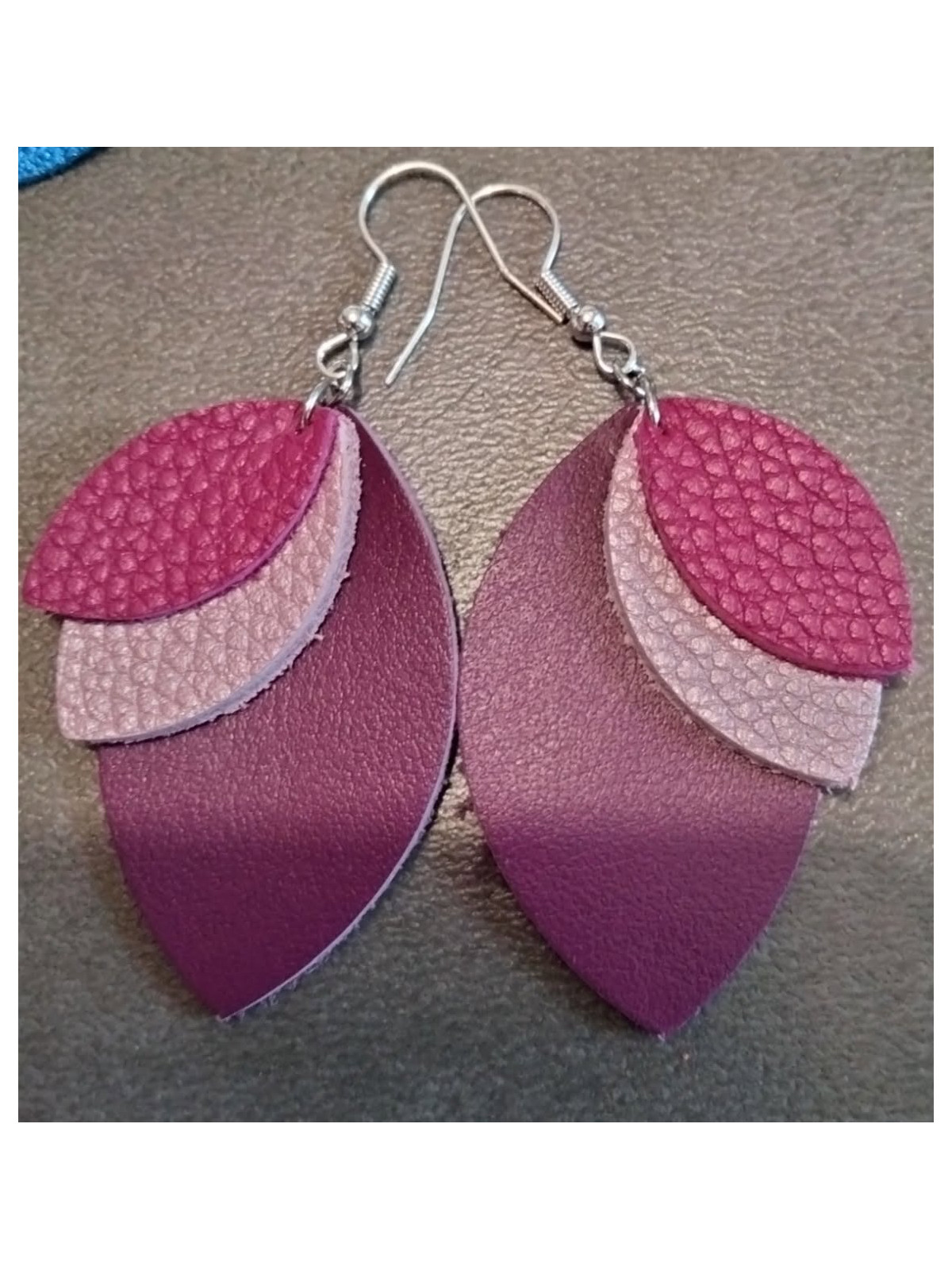 Boucles d'oreilles feuilles