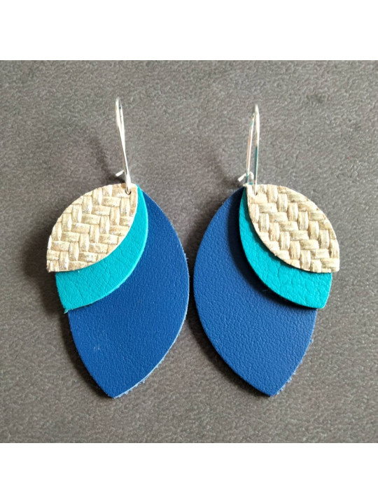 Boucles d'oreilles feuilles
