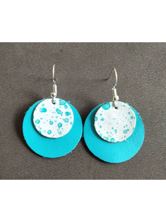 Boucles d'oreilles rondes