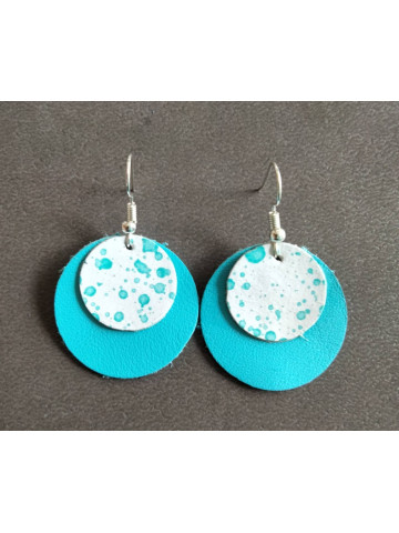 Boucles d'oreilles rondes